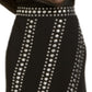 INC International Concepts Women's Studded Wrap Skirt  Black Size M