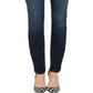 INC Women's Essential Curvy-Fit Skinny Jeans with Tummy Control Blue Size 4