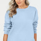 Karen Scott Women's  Petite Crewneck Fleece Sweatshirt  Blue Size PXS