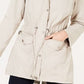 Style & Co Women's Hooded Anorak Jacket White Size XL