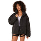 Free People Women's Weekender Puffer Coat -Blue Size S