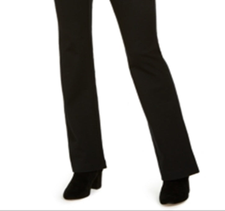 INC International Concepts Women's  Petite Pull-on Bootcut Pants Black Size 0 P