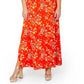 Leota Cameron Floral Maxi Dress in Wcfg - Watercolor Floral