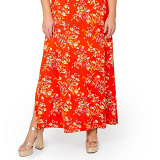 Leota Cameron Floral Maxi Dress in Wcfg - Watercolor Floral