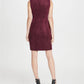 DKNY Women's Suede Ponte Combo Logo Zi Cabarnet 12