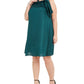 Robbie Bee Women's Sleeveless Fit Flare Evening Dress Green Size 10 Petite