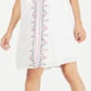 Style & Co Women's Embroidered Tassel Tie Dress White Size XX-Large