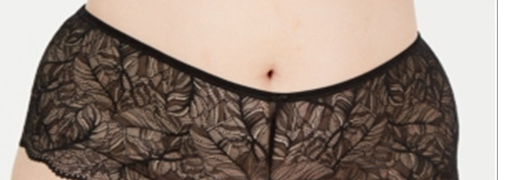 INC International Concepts Boy's Lace Solid Everyday Short Black Size 3X