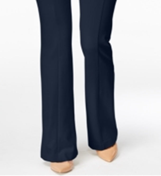 INC International Concepts Women's High Waist Bootcut Pants Blue Size 2