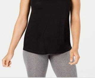 Ideology Women's Fitness Yoga Tank Top Black Size X-Small