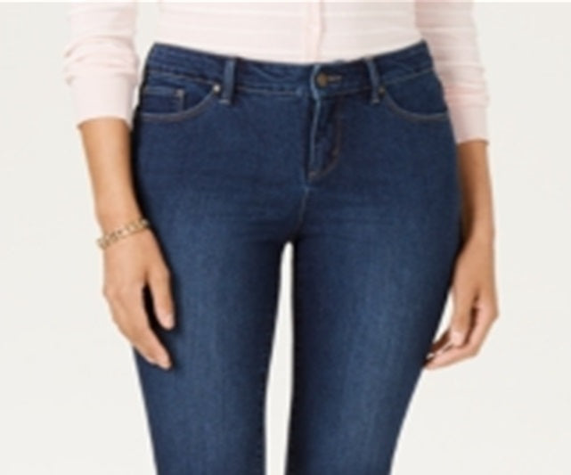Charter Club Women's Tummy Control Skimmer Jeans Blue Size 10