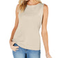 Karen Scott Women's Cotton Tank Top Brown Size Small