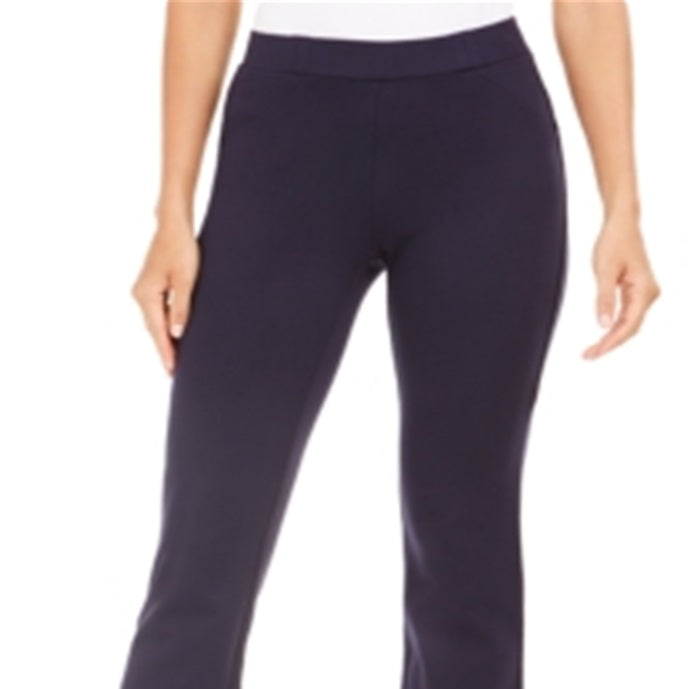 Style & Co Women's Bootcut Ponte Pants Blue Size X-Small