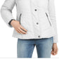Maralyn Me Women's Zippered Puffer Coat White Size X-Large