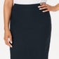 Charter Club Women's Pull on Tummy Control Skirt Blue Size 12