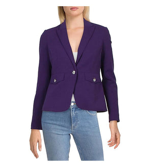 Calvin Klein Women's  Blazer Wear to Work Jacket  Purple Size 22W
