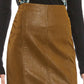 Free People Women's Modern Femme Mini Skirt Brown Size 2