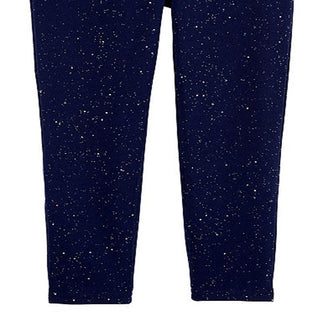 Carters Girl's French Terry Jeggings Blue Size 3T