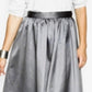 Pink Martini Women's Ballroom Blitz Skirt Silver Size 54