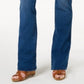 Style & Co Women's Petite Tummy-Control Mid-Rise Bootcut Jeans Blue Size 14