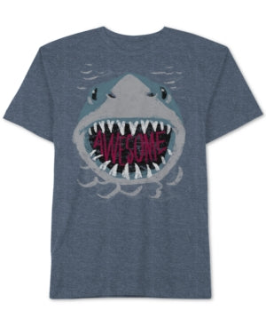 Jem Little Boys Jawsome T-Shirt Grey Size 5