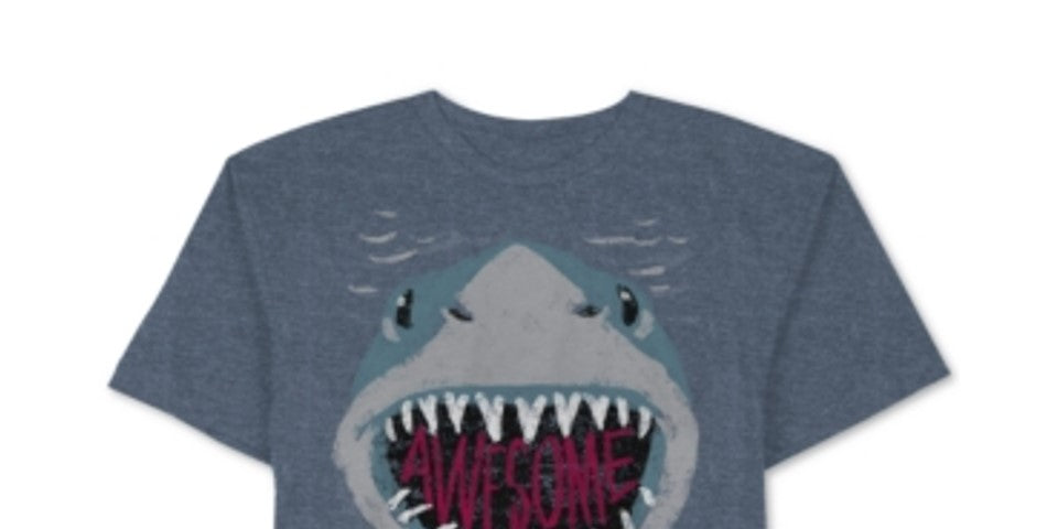 Jem Little Boys Jawsome T-Shirt Grey Size 5