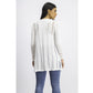 Charter Club Women's Pointelle Duster Cardigan Cloud White Size Petite Large