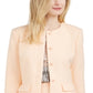 Calvin Klein Women's Peplum Hem Back Slit Blazer Orange Size 8