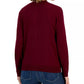 Karen Scott Women's Crew Neck Cardigan Red Size Small