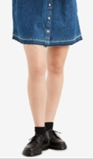 Levi's Women's Denim Shirtdress Blue Size Small