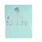 Adidas Little Girls Logo-Print T-Shirt Mint  Size 5
