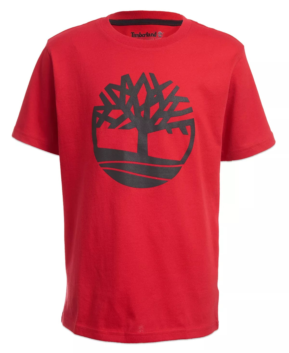 Timberland Boys' Tree Logo Tee  Red Size 8