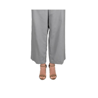 Alfred Dunner Women's Plus Lake Geneva Traditional Fit Crop Pants Gray Size 22W