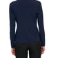Tommy Hilfiger Women's  Cuffed Collared Button up Top  Blue Size XS