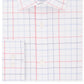 Tommy Hilfiger Men's Fitted Flex Stretch Moisture Wicking Check Dress Shirt Red Size L
