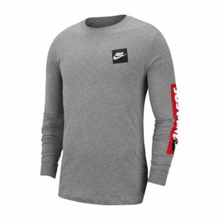 Nike Men's Long Sleeve T-Shirt Gray Size S
