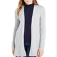 Maison Jules Women's Open Front Cardigan Gray Size XX-Large