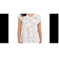 Style & Co Women's  Petite Snowflake-Graphic Top Snowfall Size  PL