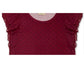 Style & Co Women's Dot Print Flutter Sleeve Top Red Size XX-Large