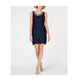R & M Richards Women's Glitter Lace Dress & Waterfall Jacket Blue Size 8 Petite