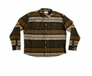 Quiksilver Men's Unfiltered Stoke Flannel Unfiltered Stroke Shirt Green Size Large