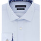 Tommy Hilfiger Men's Button Down Cotton Blend Slim Fit Shirt Blue Size 34-35