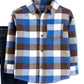 Carter's Baby Boy's 2 Pc Plaid Flannel Shirt & Jeans Set Blue Size 6MOS