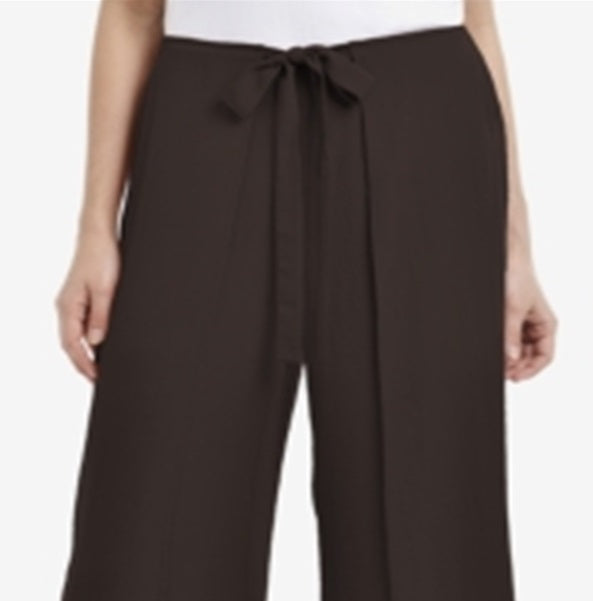 NY Collection Women's Wide Leg Pants Black Size Small