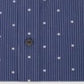 Sean John Men's Classic Regular Fit Print Dress Shirt Blue Size L