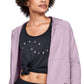 Under Armour Women's Tech Terry Zip Hoodie Pink Size Medium