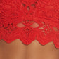 Free People Women's Ilektra Bralette Cotton Red Size Medium