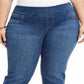 Style & Co Women's Ella Straight Leg Jeans Blue Size 14 W