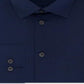 Kenneth Cole Men's Regular Fit Solid Dress Shirt Blue Size L