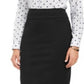 Charter Club Women's Ponte Knit Pencil Skirt Black Size 18